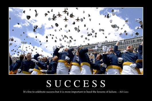 Success Inspirational Quote and Wall Decal