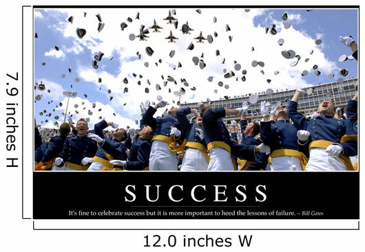 Success Inspirational Quote and Wall Decal