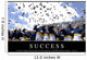 Success Inspirational Quote and Wall Decal