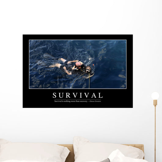 Survival Inspirational Quote and Wall Decal Design 2