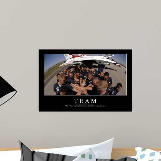 Team Inspirational Quote and Wall Decal Design 1