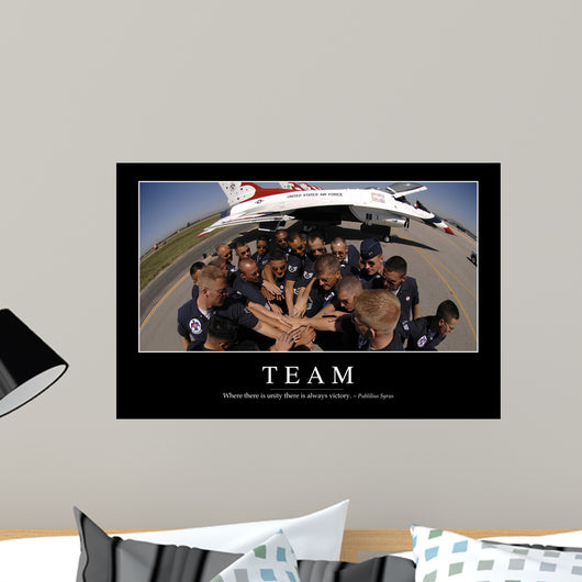 Team Inspirational Quote and Wall Decal Design 1