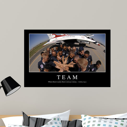 Team Inspirational Quote and Wall Decal Design 1