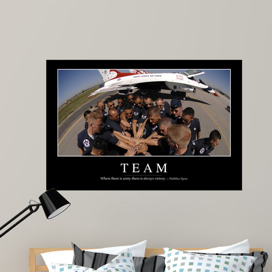 Team Inspirational Quote and Wall Decal Design 1