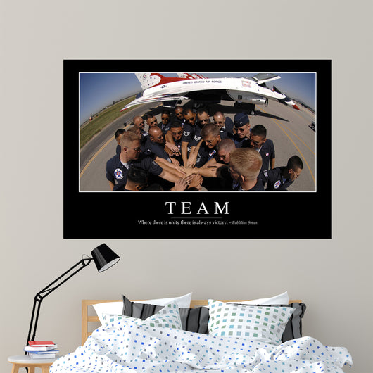 Team Inspirational Quote and Wall Decal Design 1