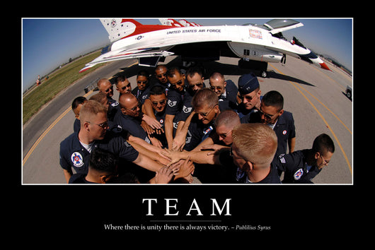 Team Inspirational Quote and Wall Decal Design 1