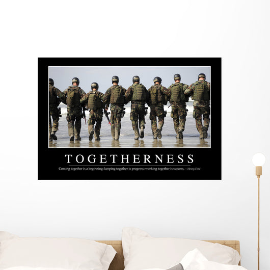 Togetherness Inspirational Quote and Wall Decal