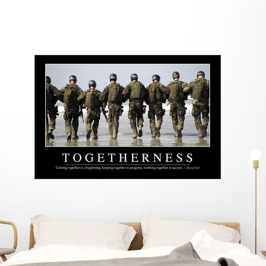Togetherness Inspirational Quote and Wall Decal