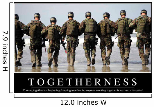Togetherness Inspirational Quote and Wall Decal