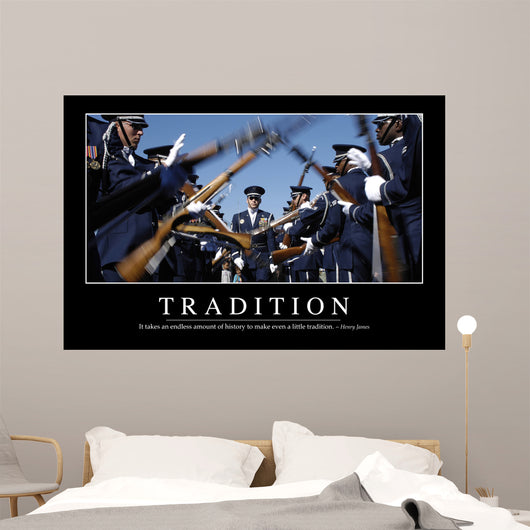 Tradition Inspirational Quote and Wall Decal
