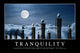 Tranquility Inspirational Quote and Wall Decal