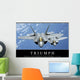 Triumph Inspirational Quote and Wall Decal Design 1