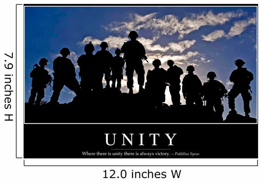 Unity Inspirational Quote and Wall Decal Design 1