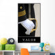 Valor Inspirational Quote and Wall Decal Design 2