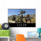 Valor Inspirational Quote and Wall Decal Design 1