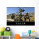 Valor Inspirational Quote and Wall Decal Design 1