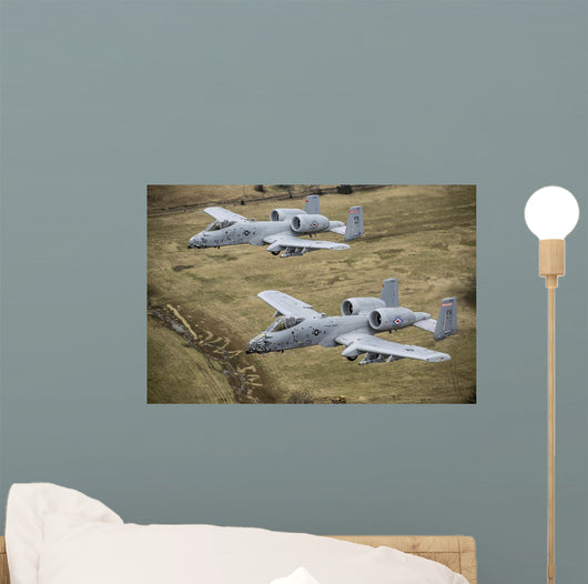Two A-10 Thunderbolt Ii's Wall Decal