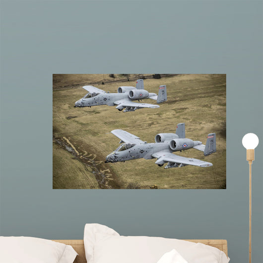 Two A-10 Thunderbolt Ii's Wall Decal