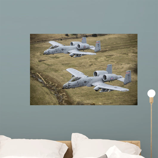 Two A-10 Thunderbolt Ii's Wall Decal