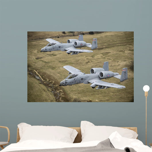 Two A-10 Thunderbolt Ii's Wall Decal