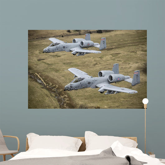 Two A-10 Thunderbolt Ii's Wall Decal