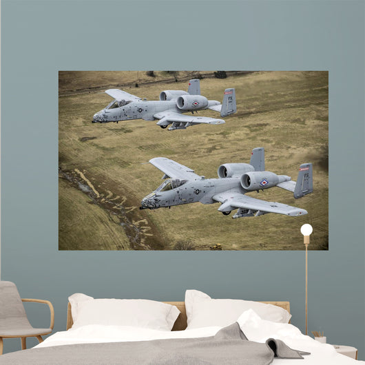 Two A-10 Thunderbolt Ii's Wall Decal