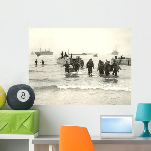 American Forces Landing Arzew Wall Decal