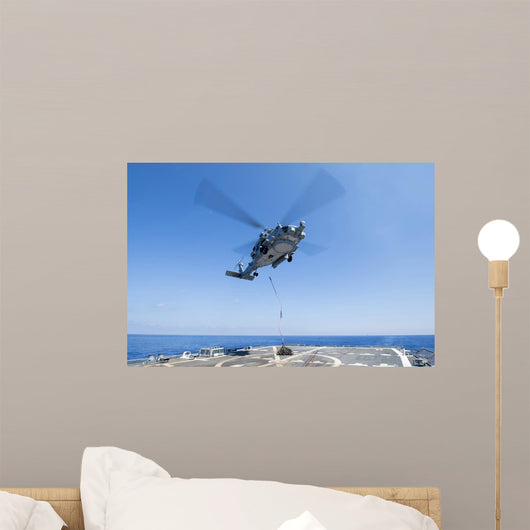 Sh-60r Seahawk Delivers Supplies Wall Decal