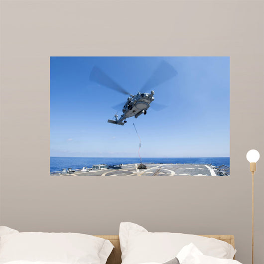 Sh-60r Seahawk Delivers Supplies Wall Decal