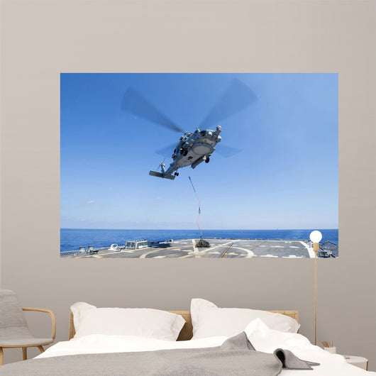 Sh-60r Seahawk Delivers Supplies Wall Decal