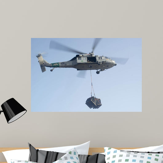 Mh-60s Knighthawk Delivers Cargo Wall Decal