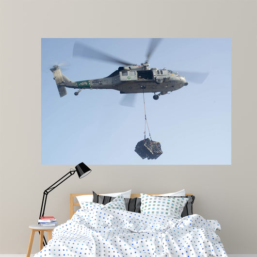 Mh-60s Knighthawk Delivers Cargo Wall Decal