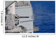Uss Monterey Fires Close-in Wall Decal