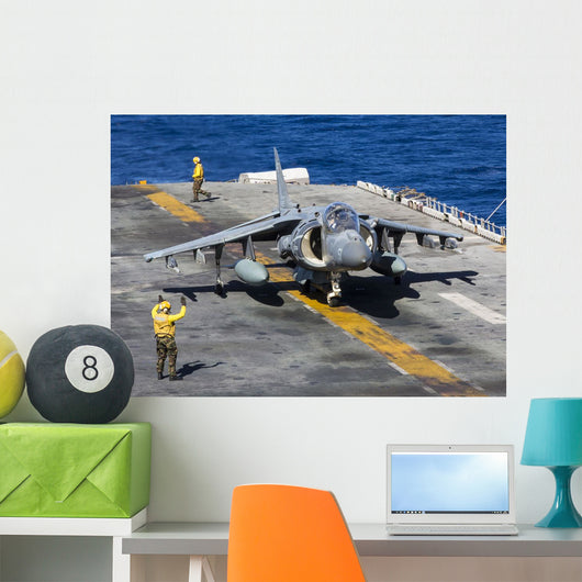 Av-8b Harrier Prepares to Wall Decal