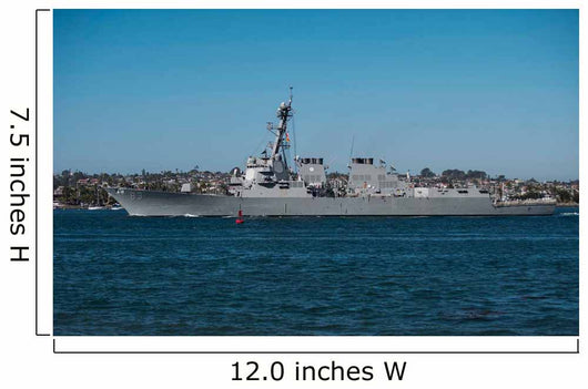 Uss Howard Transits San Wall Decal
