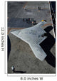 Experimental X-47b Unmanned Combat Wall Decal
