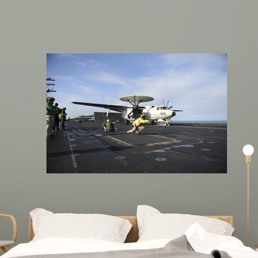 E2-c Hawkeye Prepares to Wall Decal