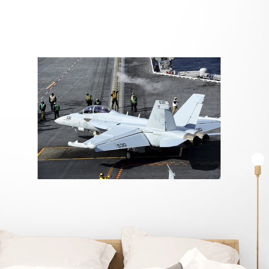 Ea-18b Growler Taxis onto Wall Decal