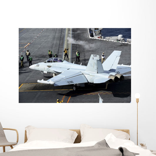 Ea-18b Growler Taxis onto Wall Decal