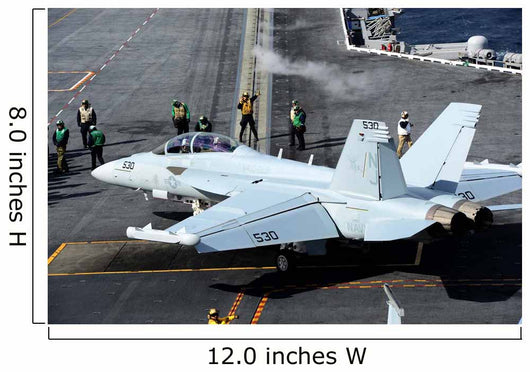 Ea-18b Growler Taxis onto Wall Decal