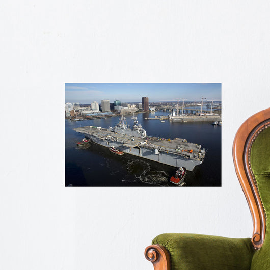 Tugboats Position Amphibious Assault Wall Decal