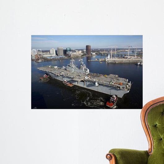 Tugboats Position Amphibious Assault Wall Decal