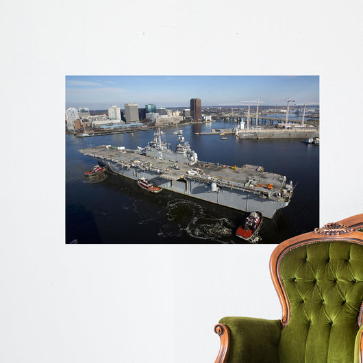 Tugboats Position Amphibious Assault Wall Decal