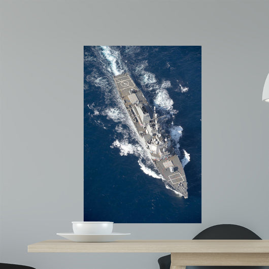 Uss Stout Transits Mediterranean Wall Decal