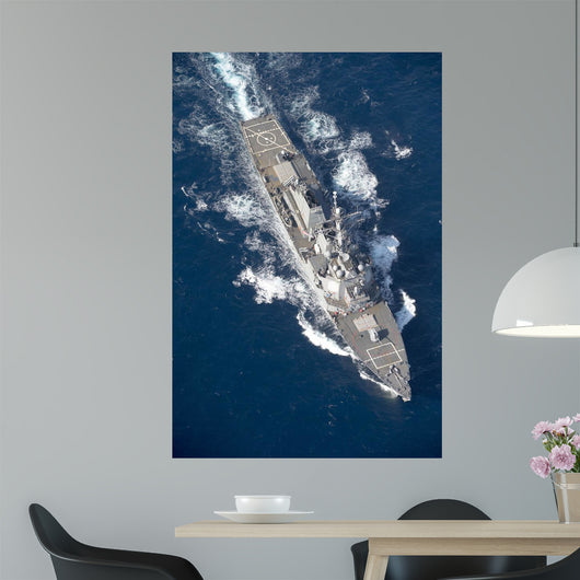 Uss Stout Transits Mediterranean Wall Decal