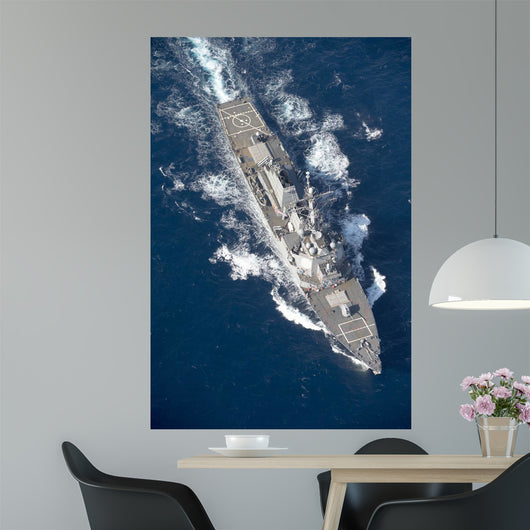 Uss Stout Transits Mediterranean Wall Decal