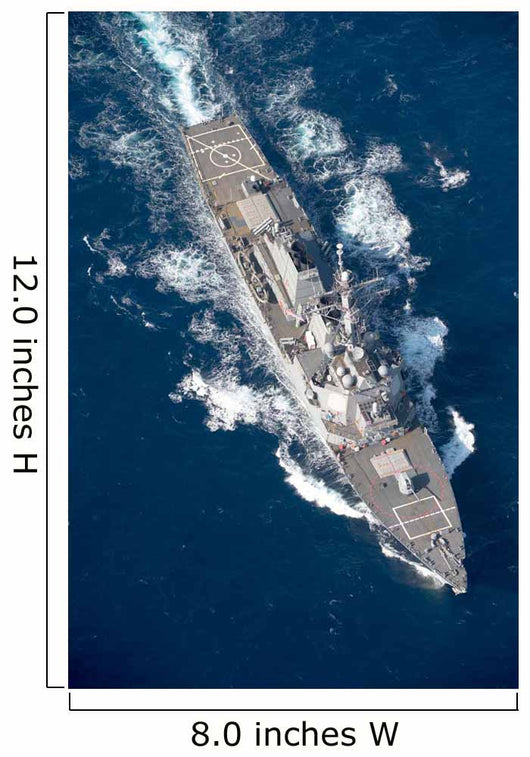 Uss Stout Transits Mediterranean Wall Decal