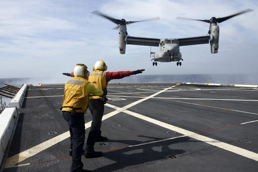 Sailors Give Mv-22 Osprey Wall Decal