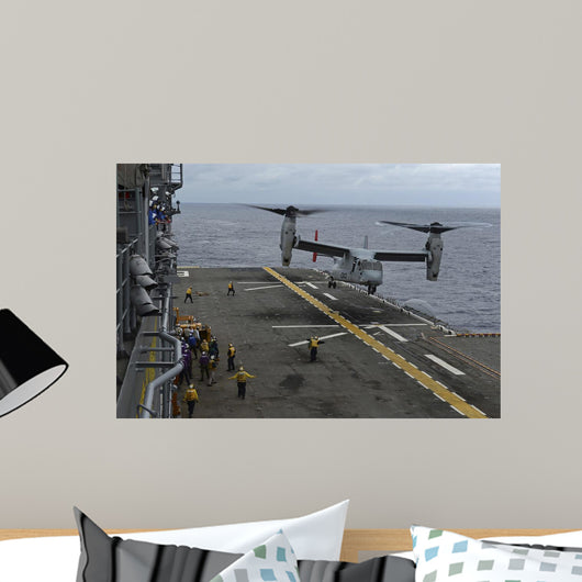 Mv-22 Osprey Tiltrotor Aircraft Wall Decal Design 1