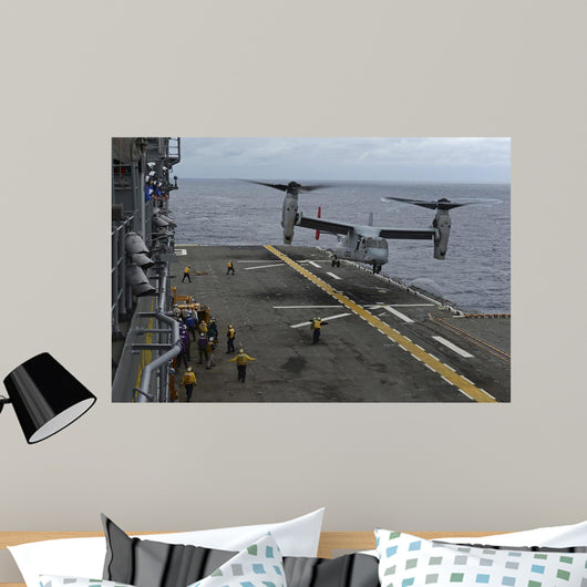 Mv-22 Osprey Tiltrotor Aircraft Wall Decal Design 1